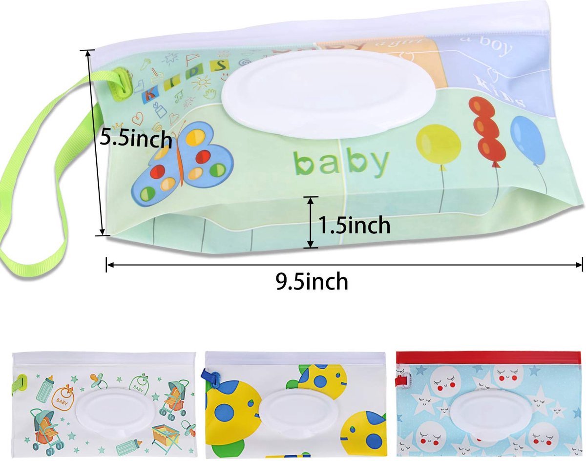 Eco-Friendly Baby Wipe Dispenser – Portable Travel Case